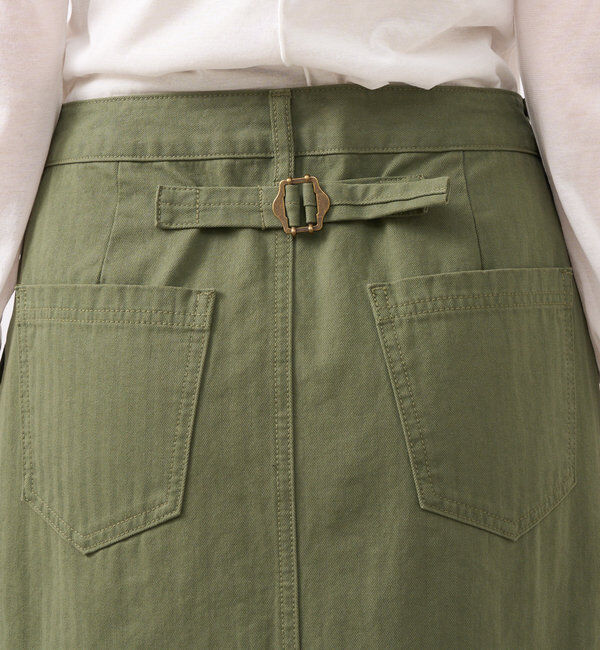  「【MONN.:.(モン)】カーゴマキシスカート」|スカート|