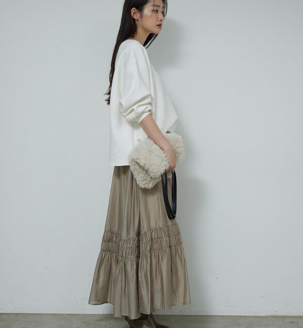  「ギャザーフレアスカート」|スカート|