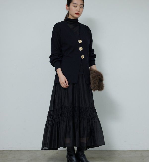  「ギャザーフレアスカート」|スカート|