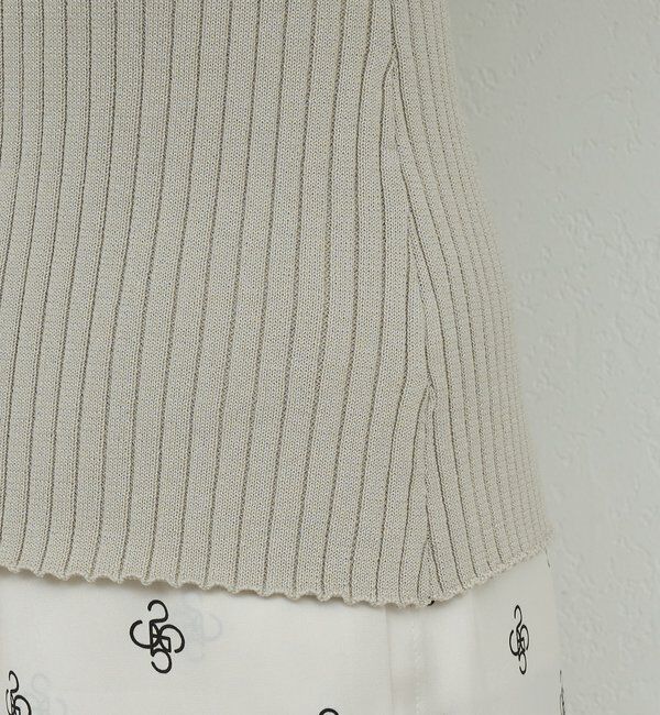  「【手洗い可】リブニットキャミソール」|ニット・セーター|