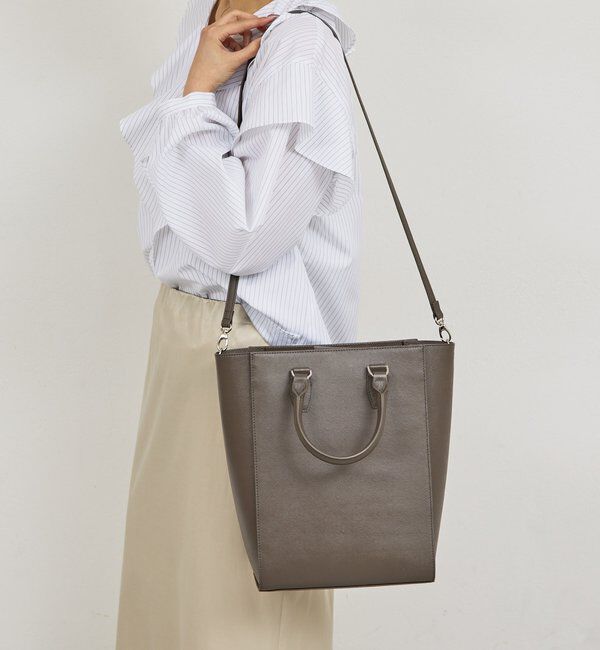  「【2.718】エンボストートBAG」|トートバッグ|トープ