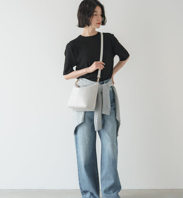  「《3/4～価格改定》ソフトレザーシンプルショルダーバッグ 」|ショルダー・メッセンジャー|