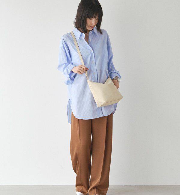  「《3/4～価格改定》ソフトレザーシンプルショルダーバッグ 」|ショルダー・メッセンジャー|