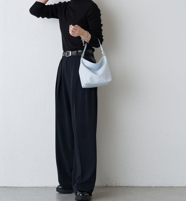  「《3/4～価格改定》ソフトレザーシンプルショルダーバッグ 」|ショルダー・メッセンジャー|