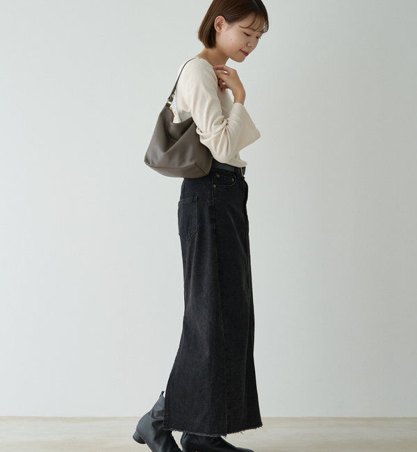  「《3/4～価格改定》ソフトレザーシンプルショルダーバッグ 」|ショルダー・メッセンジャー|