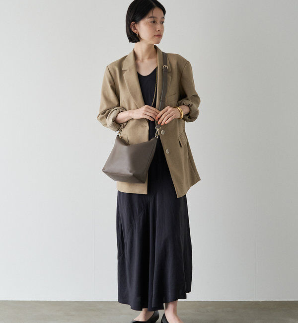  「《3/4～価格改定》ソフトレザーシンプルショルダーバッグ 」|ショルダー・メッセンジャー|