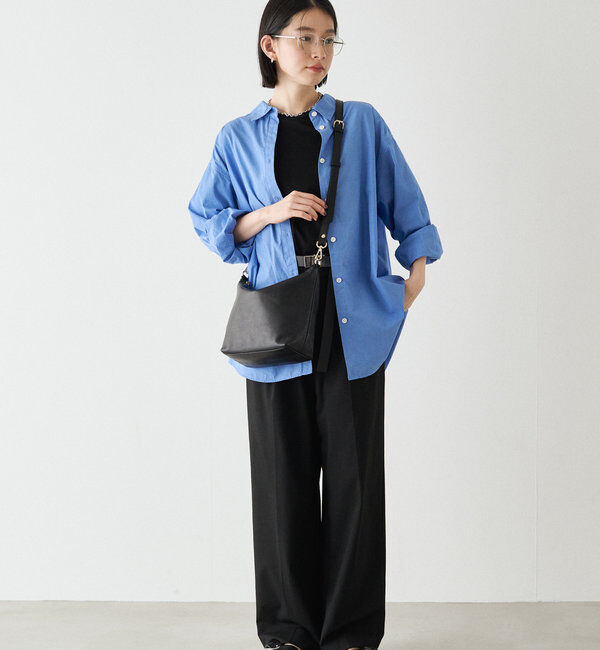  「《3/4～価格改定》ソフトレザーシンプルショルダーバッグ 」|ショルダー・メッセンジャー|