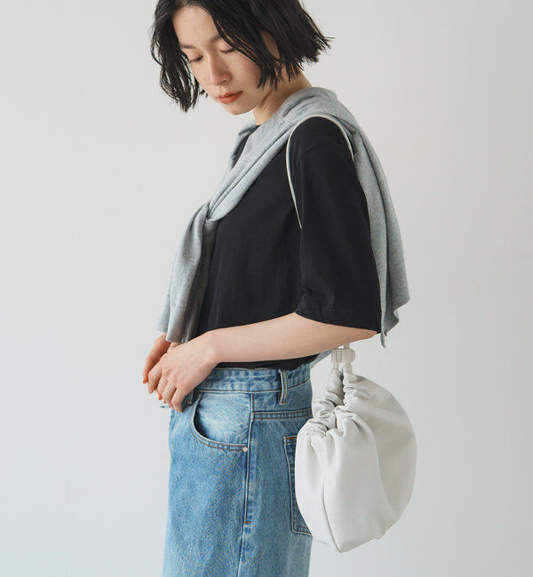  「レザー巾着4WAYショルダーバッグ」|ショルダー・メッセンジャー|