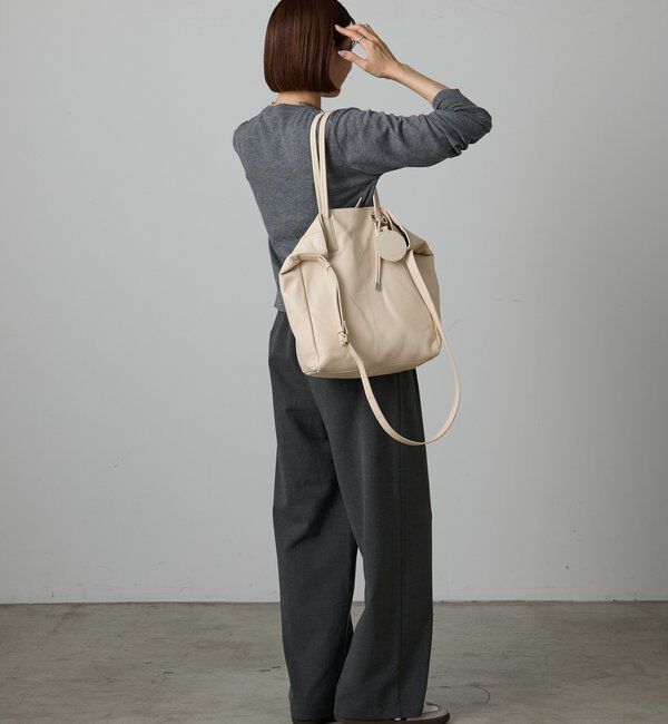  「レザー2WAYトートバッグ」|トートバッグ|