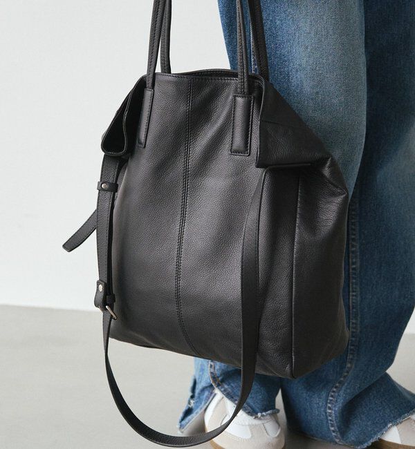  「レザー2WAYトートバッグ」|トートバッグ|