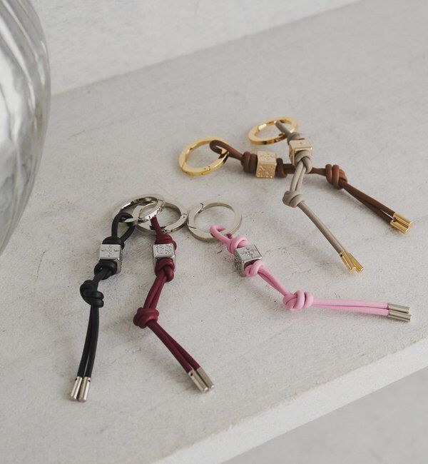  「レザーコードバッグチャーム」|チャーム・キーホルダー|