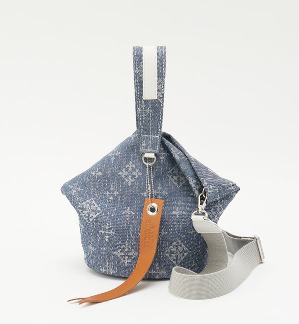  「デニムジャガード2WAYワンショルダーバッグ」|トートバッグ|
