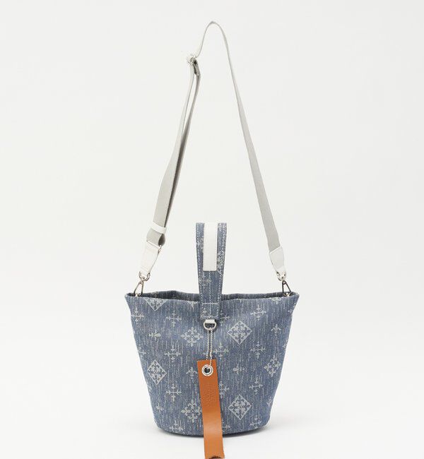  「デニムジャガード2WAYワンショルダーバッグ」|トートバッグ|