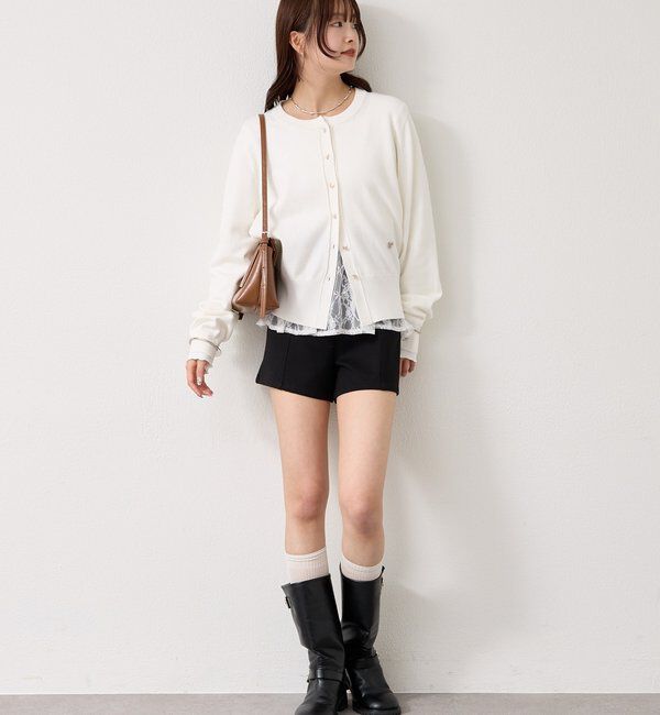  「チャーム付きデイリーカーディガン」|カーディガン|