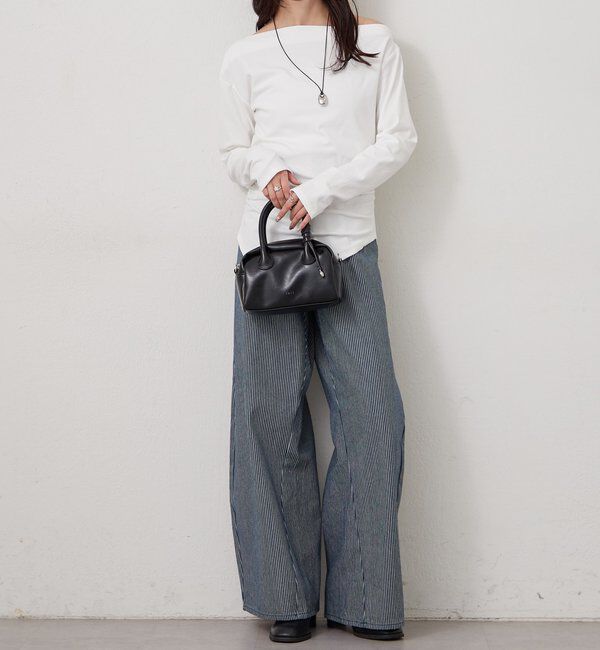  「オフショルヘム カットソー」|Tシャツ・カットソー|