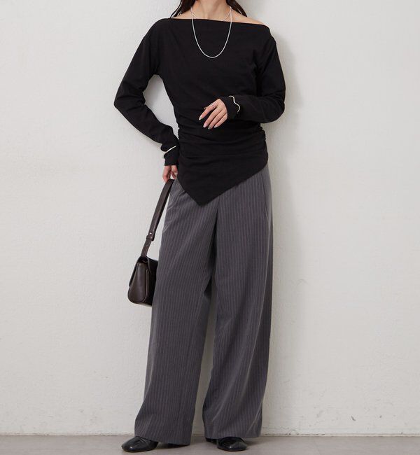  「オフショルヘム カットソー」|Tシャツ・カットソー|