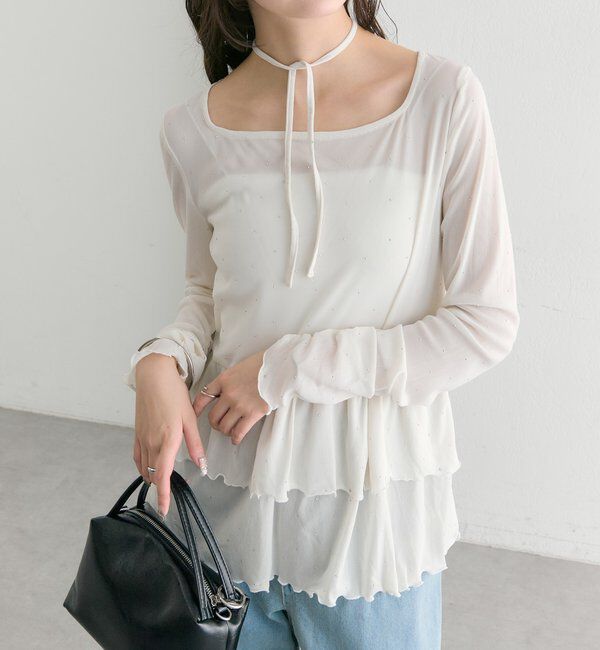  「26SSドットティアードプルオーバー」|Tシャツ・カットソー|