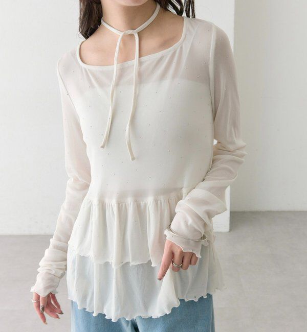  「26SSドットティアードプルオーバー」|Tシャツ・カットソー|