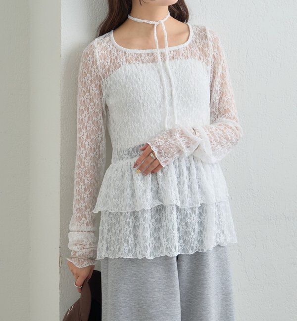  「26SSドットティアードプルオーバー」|Tシャツ・カットソー|