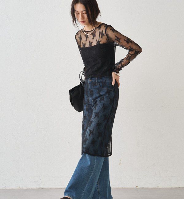  「カットレースチュニック」|Tシャツ・カットソー|