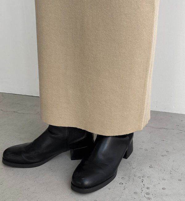  「【低身長サイズあり】襟ニットワンピース」|ワンピース|