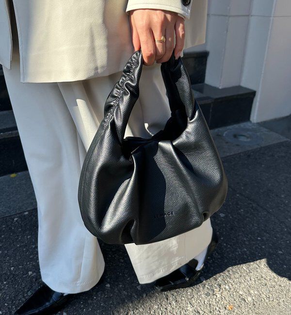  「ギャザーハンドルラウンドバッグ」|トートバッグ|