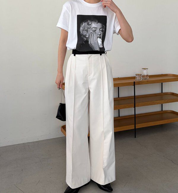  「〈C.L〉バイカラーウエストパンツ」|チノ|