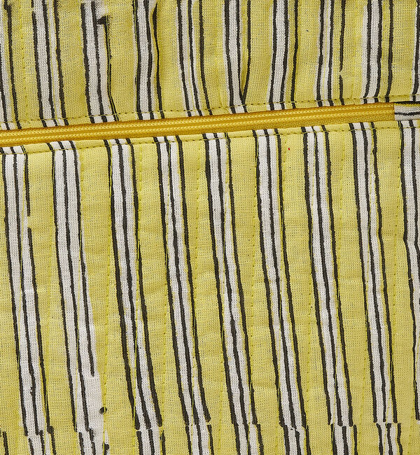 collex「ブロックプリント トラベルポーチS」|ポーチ|