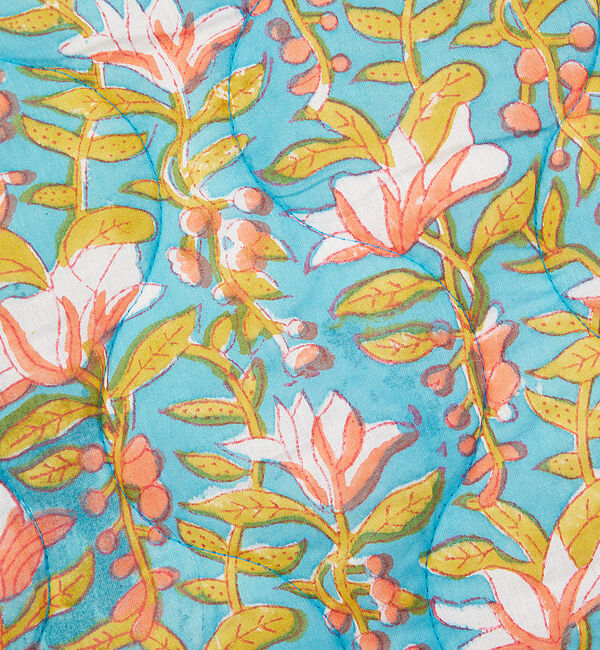 collex「ブロックプリント キルトブランケット 140&times;200」|ブランケット|