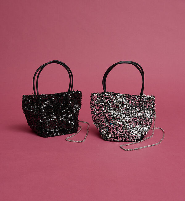 collex「【WEB限定】スパンコール2WAYミニトートバッグ」|ショルダー・メッセンジャー|