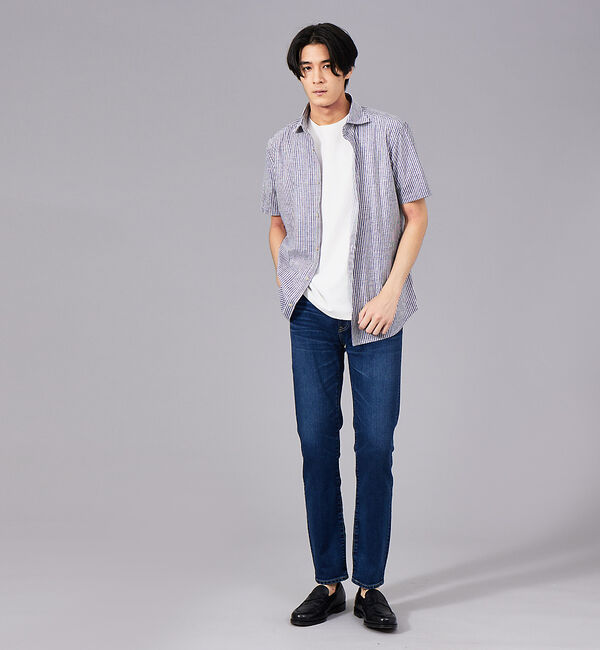 ABAHOUSE「多機能 スマートテック ジャージー 半袖シャツ」|シャツ・ブラウス|