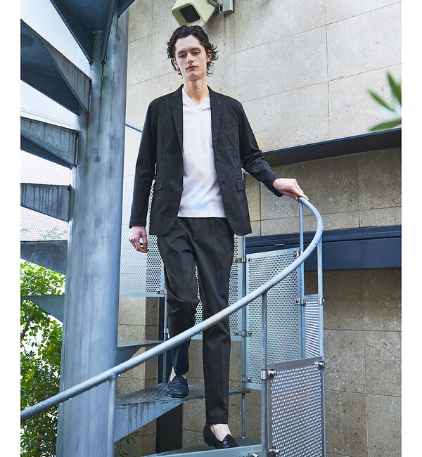 ABAHOUSE「【セットアップ対応】COOL DRYMAX イージー スラックス」|スラックス|