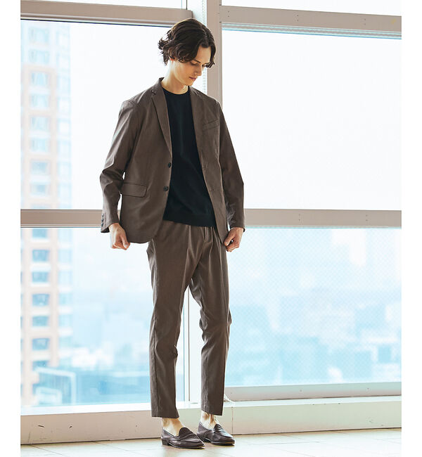 ABAHOUSE「【セットアップ対応】COOL DRYMAX イージー スラックス」|スラックス|