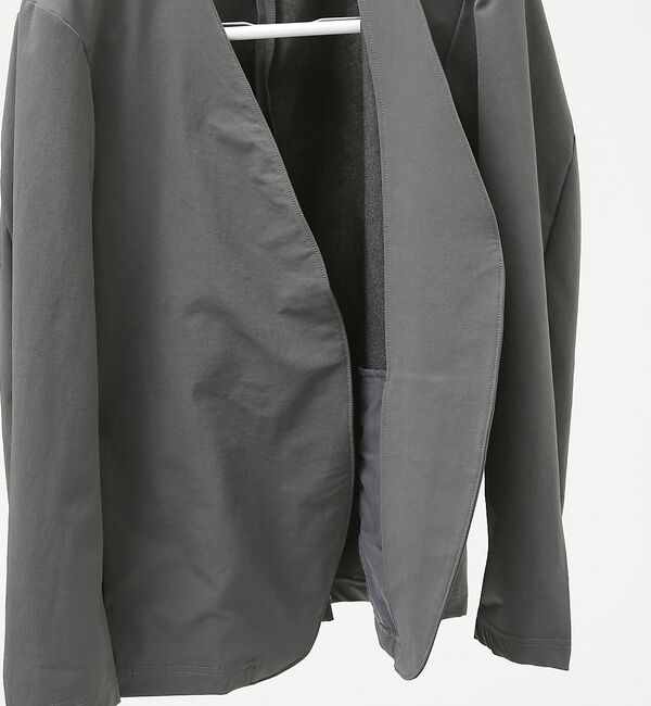 ABAHOUSE「【セットアップ対応】ハンティング ノーカラー カーディガン/ジャケット」|ノーカラージャケット|