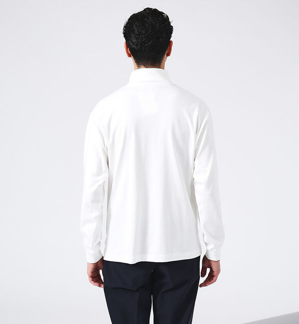 ABAHOUSE「【フロントスリット】タートルネック 長袖Tシャツ」|Tシャツ・カットソー|