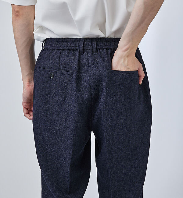 ABAHOUSE「【セットアップ対応】サマーツイード イージースラックス」|スラックス|