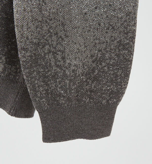 ABAHOUSE「アブストラクト グラデーション ニット / クルーネックプルオーバー」|ニット・セーター|