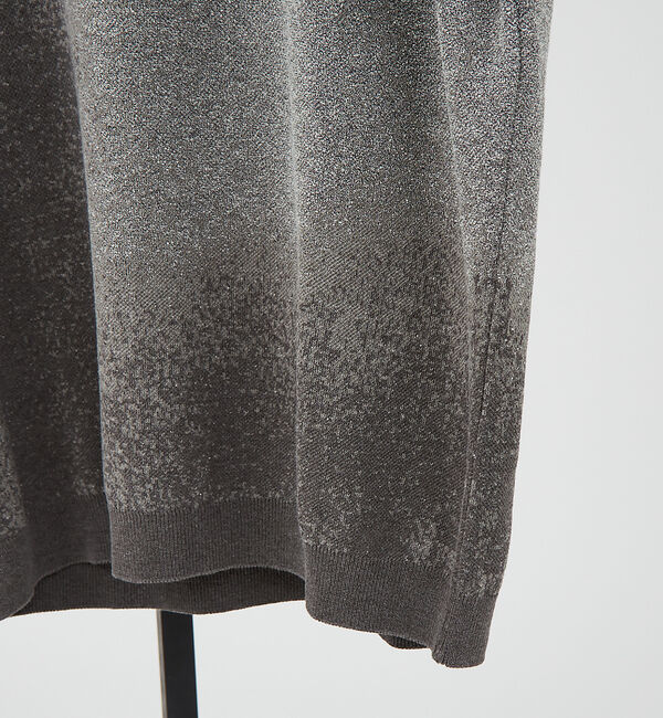 ABAHOUSE「アブストラクト グラデーション ニット / クルーネックプルオーバー」|ニット・セーター|