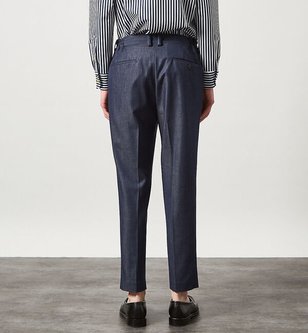 ABAHOUSE「デニムライク スリムテーパード スラックス」|その他|