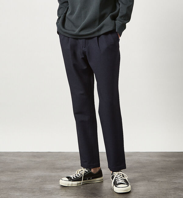 ABAHOUSE「【360&deg;ストレッチ】MIXツイル イージーパンツ/ テーパード スラックス」|その他|