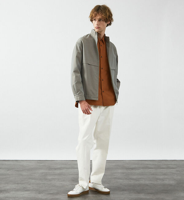 ABAHOUSE「イミテーションウール リラックスシャツ / レギュラーカラーシャツ」|シャツ・ブラウス|