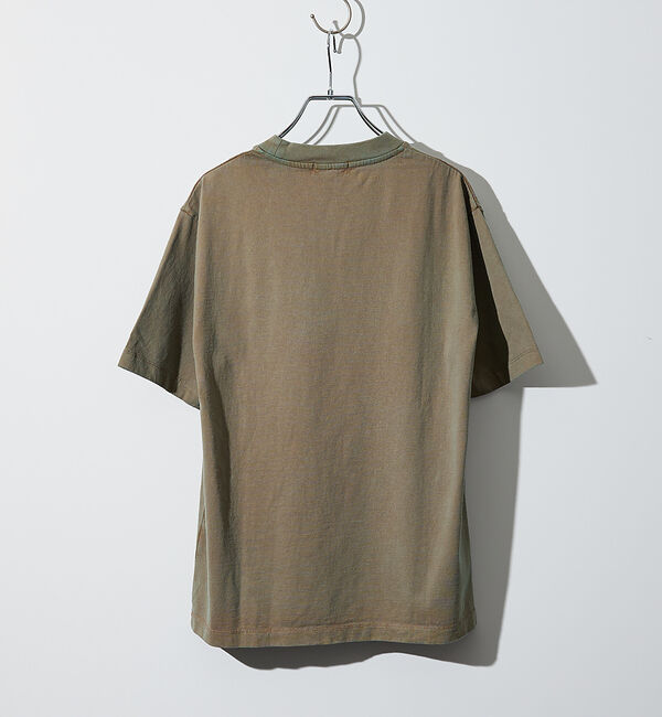 ABAHOUSE「【シャンブレー加工】ポケットＴシャツ / 製品染めＴシャツ」|Tシャツ・カットソー|