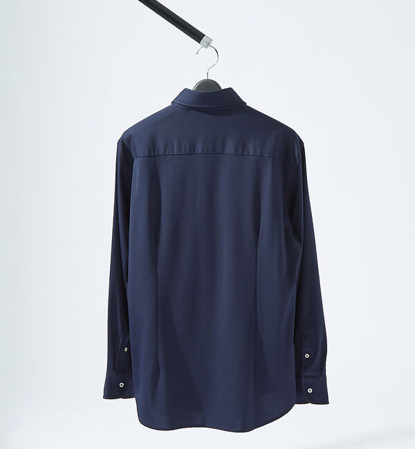 ABAHOUSE「【接触冷感】アイスピケ ストレッチ 長袖シャツ / FLEX SHIRTS」|シャツ・ブラウス|