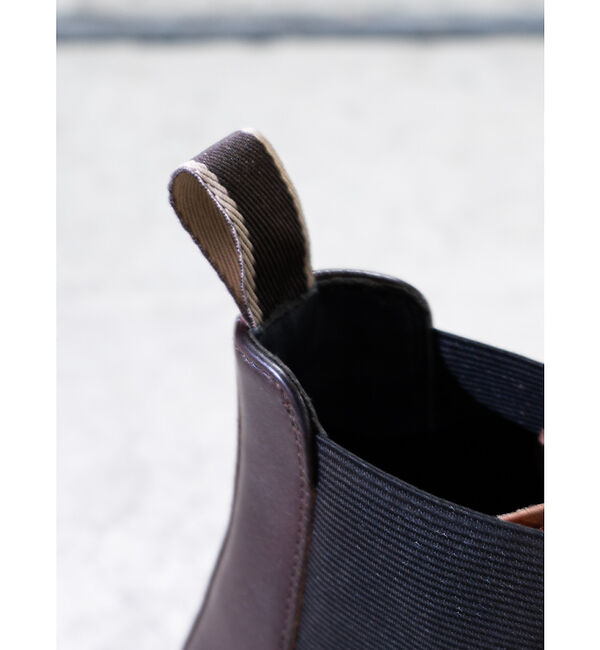 alfredoBANNISTER「グッドイヤー製法 レースアップ サイドゴア 6ホール プレーントゥ ダービー ブ」|ショートブーツ|