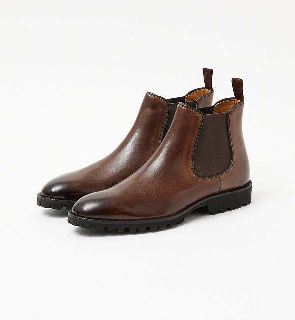 alfredoBANNISTER「【軽量】スタンダードサイドゴアブーツ」|ショートブーツ|ダークブラウン