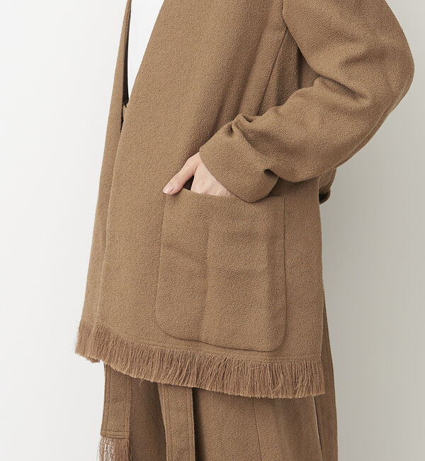 Rouge vif「【CURRENTAGE】ノーカラージャケット」|ノーカラージャケット|