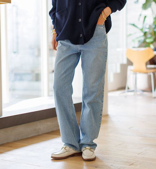 Rouge vif「【RED CARD/レッドカード】One-Day ルーズストレート デニム」|デニム|