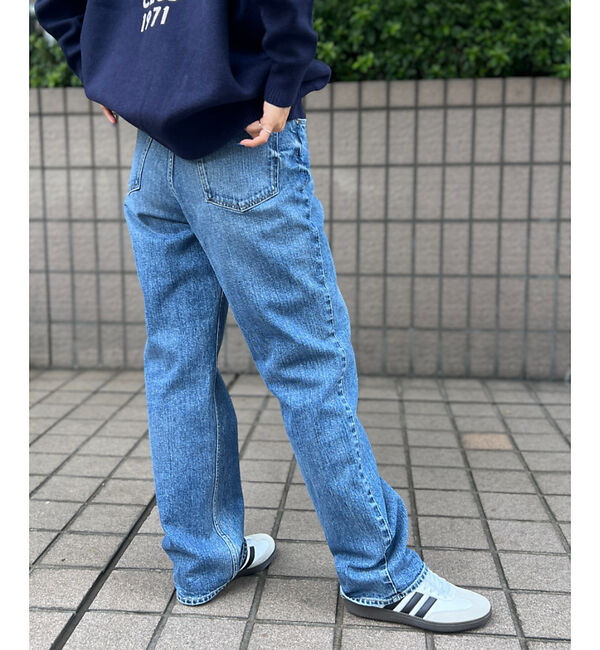 Rouge vif「【RED CARD/レッドカード】One-Day ルーズストレート デニム」|デニム|