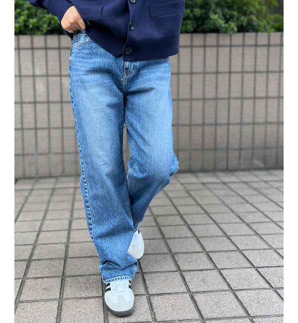 Rouge vif「【RED CARD/レッドカード】One-Day ルーズストレート デニム」|デニム|