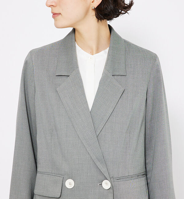 qualite「シャークスキンダブルジャケット」|その他|